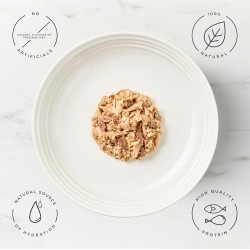 Encore Cat Sardine with Tuna Fillet in Broth Tin - konservi kaķiem ar sardīnēm un tunča fileju 70g