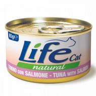 Life Cat Tuna with Salmon - konservi kaķiem ar tunci un lasi 6 х 85g