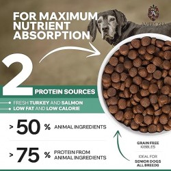 Ambrosia Grain Free Turkey & Salmon Senior/Light/Sterilized All Breeds 2kg