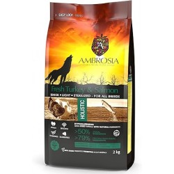Ambrosia Grain Free Turkey & Salmon Senior/Light/Sterilized All Breeds 2kg
