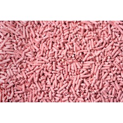 BeloCat Tofu Clumping Cat Litter Strawberry dabīgi granulēti kaķu pakaiši ar kukurūzas cieti un sojas šķiedrām ar zemeņu aromātu 6L