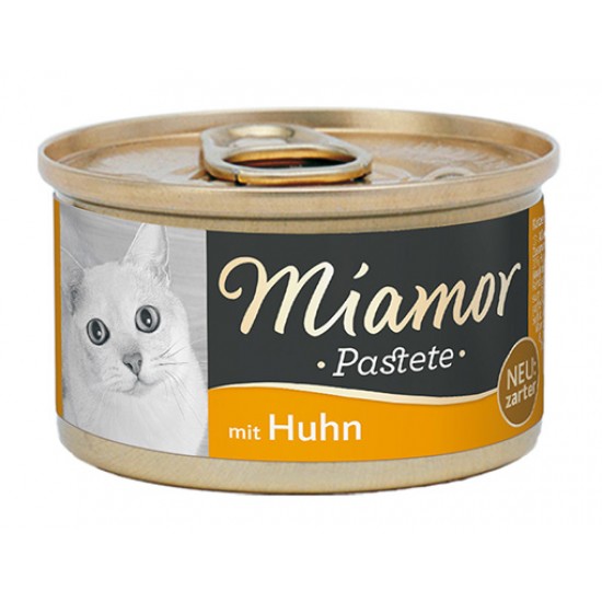 Mitrā barība kaķiem Miamor pastēte ar vistu (6х85g)