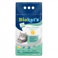Smiltis kaķu tualetēm - Biokats Bianco Fresh 10 L (112313)