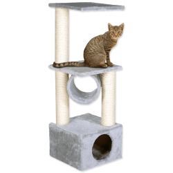 Mājiņa kaķiem : Placek Cat Scratching Tree Tamara 36*36*109cm, grey (109276)