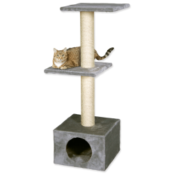 Mājiņa kaķiem : Placek Cat Scratching Tree Alexia 35*35*109cm, grey (109158)