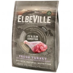 Sausa barība suņiem - ELBEVILLE Adult All Breeds Fresh Turkey Fit and Slim Condition 4 kg (110864)
