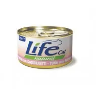 Life Cat Natural Tuna wit Shrimps - konservi kaķiem ar tunci un garnelēm 85g