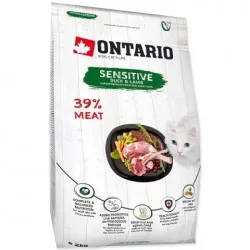 Sausā barība kaķiem - Ontario Cat Sensitive Derma, 2 kg (110070)